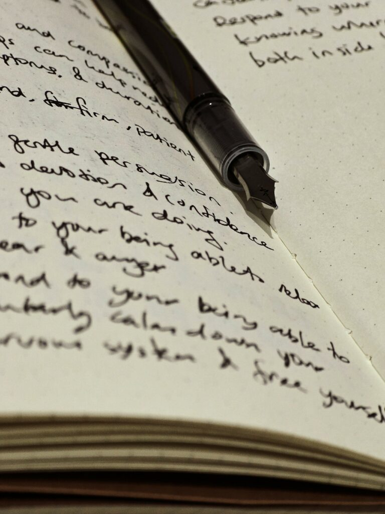 Fountain Pen with Gold Nib
